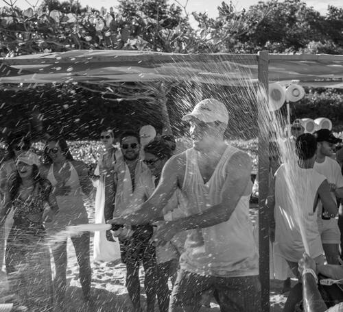 Celebration during the wedding week in Trancoso — photograph by Lawrence Leyderman