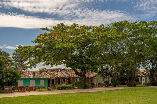 The village of Trancoso, Bahia — photograph by Lawrence Leyderman