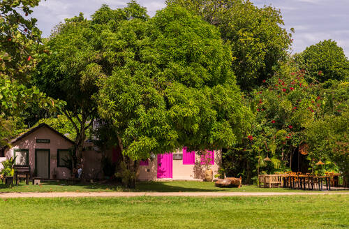 The village of Trancoso, Bahia — photograph by Lawrence Leyderman