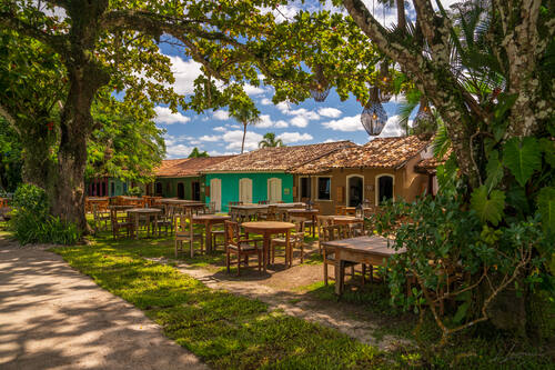 The village of Trancoso, Bahia — photograph by Lawrence Leyderman