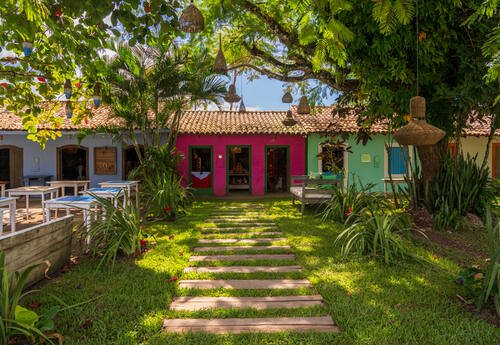 The village of Trancoso, Bahia — photograph by Lawrence Leyderman