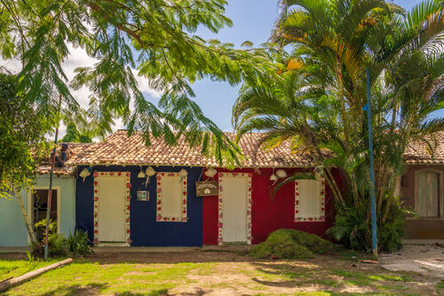 The village of Trancoso, Bahia — photograph by Lawrence Leyderman