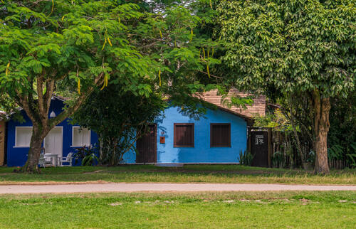 The village of Trancoso, Bahia — photograph by Lawrence Leyderman