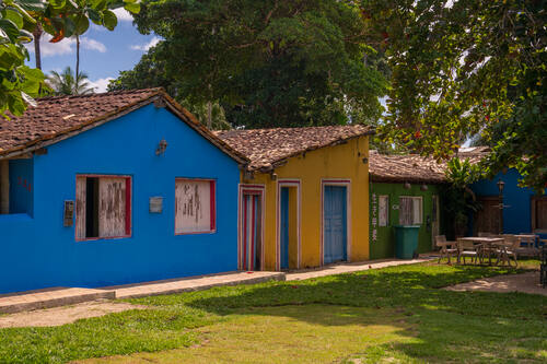 The village of Trancoso, Bahia — photograph by Lawrence Leyderman