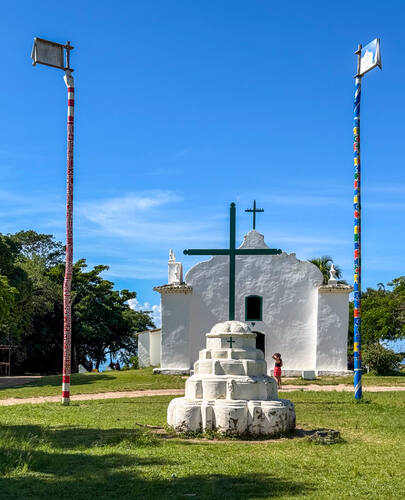 The village of Trancoso, Bahia — photograph by Lawrence Leyderman