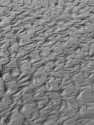 Tidal sand patterns at low tide, Trancoso — photograph by Lawrence Leyderman