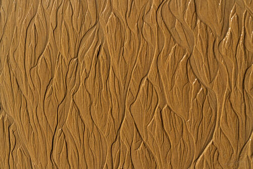 Tidal sand patterns at low tide, Trancoso — photograph by Lawrence Leyderman
