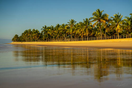 Tidal sand patterns at low tide, Trancoso — photograph by Lawrence Leyderman