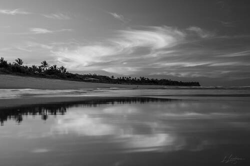 Sunrise over the Atlantic at Trancoso — photograph by Lawrence Leyderman